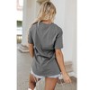 Amaryllis Women’s Nashville Graphic Tee Oversized Fit Short Sleeve Crew Neck Music City Inspired Printed T-Shirt - 4 of 4