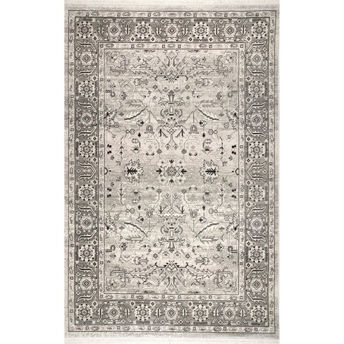 Persian Inspired Tassle Fringe popular Rug Runner