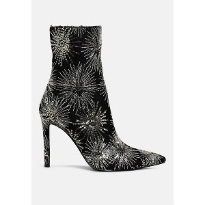 Oleander Sequin Embellished Stiletto Boots - 1 of 4
