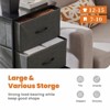 ALEXOUN Drawers Dresser for Bedroom,Storage Drawer Unit with Fabric Bins,Sturdy Metal Frame,Wood Tabletop for Guest Room,Entryway - 4 of 4