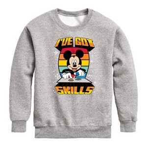 Boys' - Disney - Mickey & Friends Graphic Long Sleeve Fleece Sweatshirt - 1 of 4