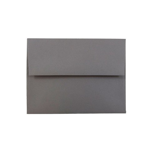 Jam Paper A2 Invitation Envelopes 4.375 X 5.75 Dark Grey 25/pack ...