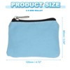 Unique Bargains Canvas Portable Change Coin Purse Pouch with Zipper 2 Pcs - 2 of 4