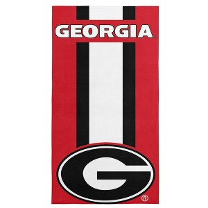 Georgia Bulldogs NCAA Zone Read Beach Towel 30 x 60 inches - 1 of 4