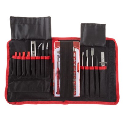 Electronic Repair Tech Tool Kit- 70 Piece Set with Precision Screwdriver, Bits, Tweezers and More For Repairing Cell Phone/Tablet/Laptop
