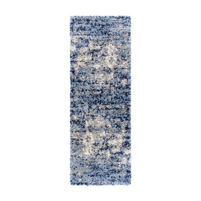 Gertmenian Thayer Halsbury Modern Abstract Bedroom Livingroom Easy Care Plush Microfiber Shag Indoor Area Rug