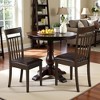 FurniFact,Elegant Wooden Dining Chairs – Slat Back Kitchen Chairs, Set of 2 - 2 of 4