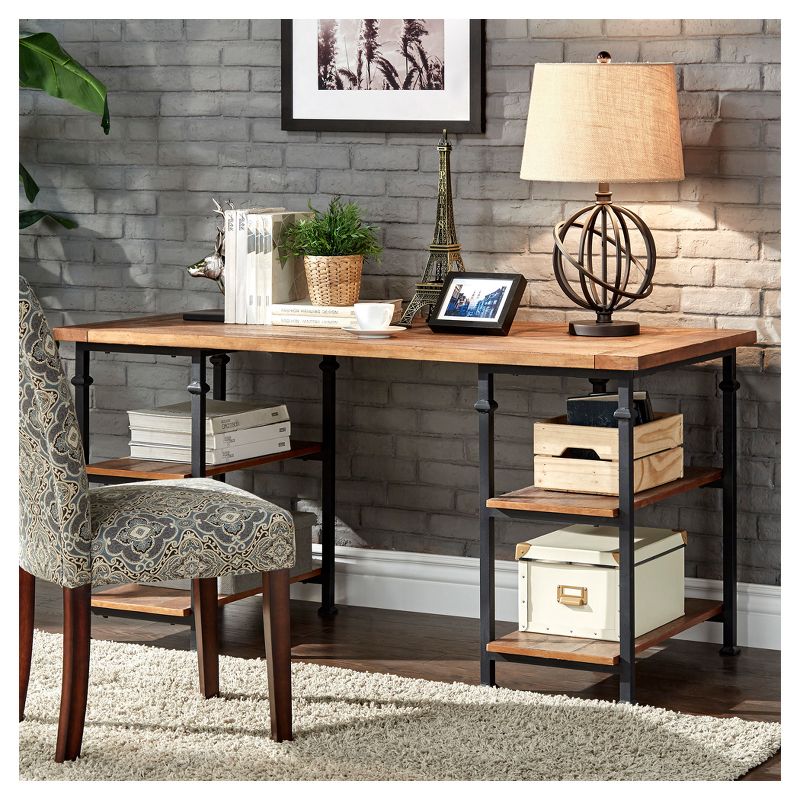 Ronay Wood Writing Desk with Storage - Inspire Q, 5 of 6