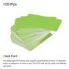 Unique Bargains Waterproof Durable Double Sided ID Badge Printer Blank Plastic Cards 100 Pcs - 2 of 3
