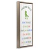 Stupell Industries Dinosaur Rules Kids List, 11" x 25" - 3 of 4