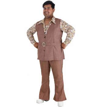 HalloweenCostumes.com Men's Plus Size 70's Vest Costume