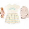 The Juniper Shop Newbie Infant Dress - 12M - Natural Stripe - 3 of 4