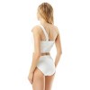 Carmen Marc Valvo  One Shoulder Cropped Bikini Top - 2 of 2