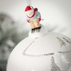 5.25"H Sullivans Silver White Ski Christmas Ornament, Christmas Tree Decor - 2 of 2