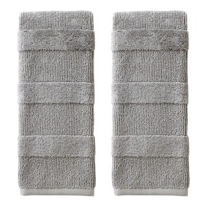 SKL Home 2pc Efrie Hand Towels : Microfiber, Machine Washable, Non-Slip Backing - 1 of 4