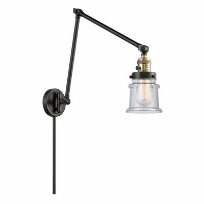 Canton - 1 Light Double Extension Swing Arm Wall Sconce In Industrial Style-30 Inches Tall and 8 Inches Wide