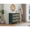 DOMETOUR 3 Drawer Cabinet,Natural rattan,American Furniture,Suitable for bedroom, living room, study - 4 of 4