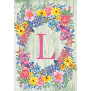 Briarwood Lane Spring Garden Flag 18x12.5 For Outdoor Spring Monogram Letter L Garden Flag Flag For Spring Garden Flag Flags For Outside - 1 of 4