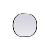 Elegant Lighting Metal Frame Oval Mirror 27x36 - 4 of 4