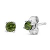 Silver 0.15 Cttw Round Brilliant-Cut Diamond Classic 4-Prong Stud Earrings - 3 of 4