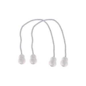 Unique Bargains Gourd Magnetic Buckle Curtain Strap Polyester Magnet 2 Pcs - 1 of 4