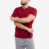 X RAY Men's Basic Henley Neck Short Sleeve T-Shirt - 3 of 4