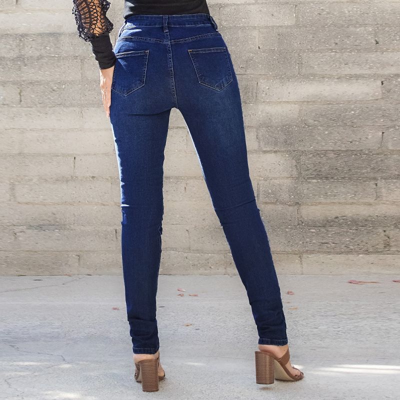 Women's Denim High Rise Skinny Jeans - Cupshe, 2 of 6