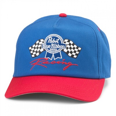 Adult Pabst Blue Ribbon Racing Snapback Hat