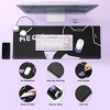 Wikineon Gaming Mouse Pad, Large Mouse Pad, Non-Slip 4mm Laptop Gaming Desk Pad, Waterproof Desk Pad for Gaming, Office and Home (31.49'' x 11.8'') - 3 of 4