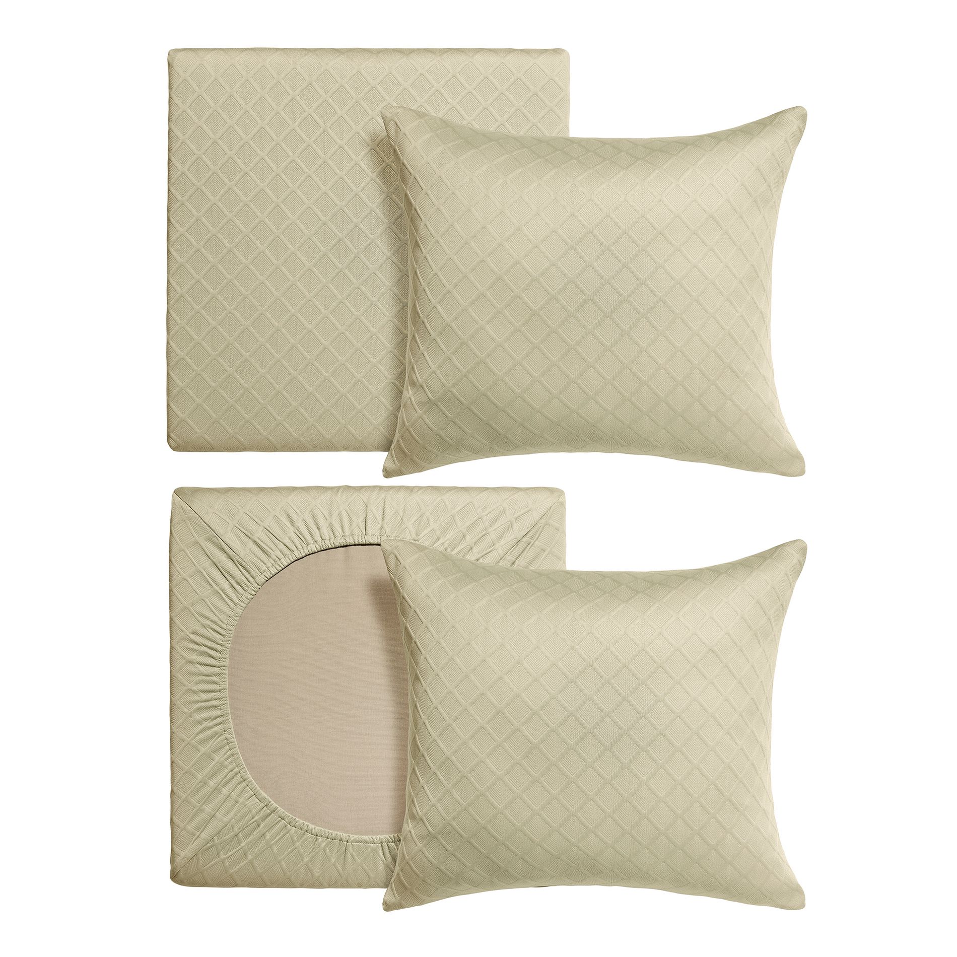 ARDEN Elastic Deep Seat Cushion Cover, (2-Pack), Stretch Knit Patio Cushion Slipcover, Fade Resistant, Machine Washable