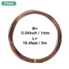 Unique Bargains Aluminum Flexible Anti-rust Bonsai Training Wire 2 Rolls - 2 of 3