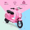 TackView Electric Moped Scooter for Kids, 24V 350W Kids Ride on Motorcycle, Max Up to 14MPH - 3 of 4
