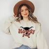 Simply Sage Market Women's Graphic Sweatshirt Howdy Y'all Bull - 2 of 3
