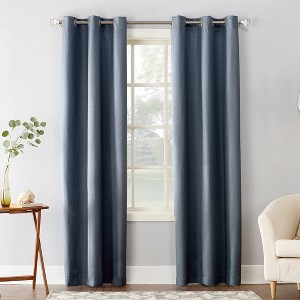 Sun Zero Room Darkening Cooper Thermal Insulated Grommet Curtain Panel - 1 of 4