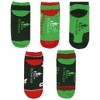 Elf Women's Socks Buddy The Elf Character Catchphrases 5-Pack Ankle Socks - 4 of 4