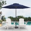 Hyleory 7.5' Sunbrella with 6 ribs,Hyleory Tilt Market Patio Umbrella with Oval Ribs Iron Pole, Sturdy and Adjustable - 2 of 4