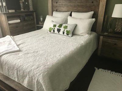 White Heirloom Crochet Quilt Set - Laura Ashley : Target