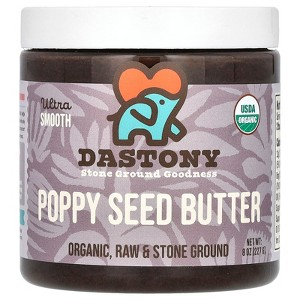 Dastony Organic Poppy Seed Butter, Ultra Smooth, 8 oz (227 g) - 1 of 3