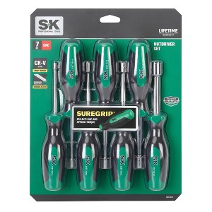 SK Hand Tools SK02042 8 Piece SAE Screwdriver Set with Comfort Grip - 1 of 1