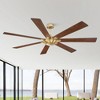 Parrot Uncle Gold 72" Reversible 7-Blade Ceiling Fan, Modern - image 2 of 4