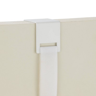 White Multi-Pocket Nursery Organizer with Shelves