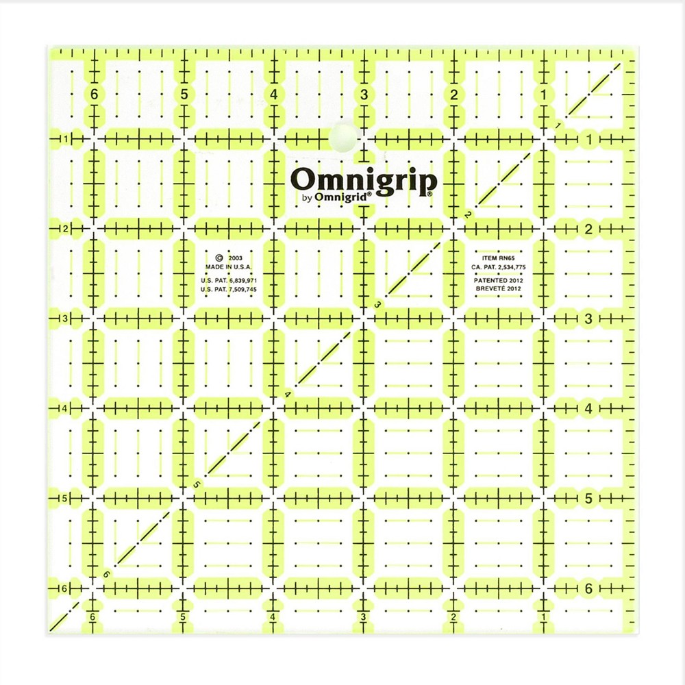 Photos - Accessory Omnigrid 6-1/2" x 6-1/2" Non-Slip Square Quilting Ruler