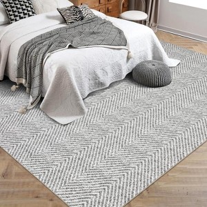 Nasitip Washable Rug,Low-Pile Foldable Carpet,Mid-Century Non-Shedding,Floor Cover for Living Room Dining Room Bedroom Office - 1 of 4