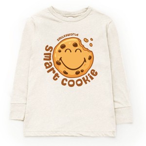 The Juniper Shop SmileyWorld Smart Cookie Circle Youth Long Sleeve Tee - 1 of 4