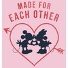 Girl's Disney Mickey and Minnie Made For Each Other T-Shirt - 2 of 4