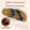 CUSHIONAIRE Luna Cork Footbed Women's Sandals-Comfortable Slip-On Slides with Adjustable Straps & Memory Foam|Beach Essential Summer Sandals for Women - 3 of 4