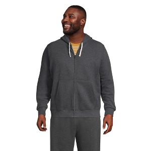 Lands' End Men's Serious Sweats Full Zip Hoodie - 1 of 3