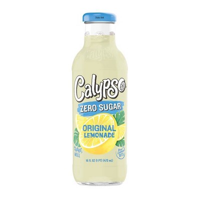 Calypso Light Natural Lemonade - 16 fl oz Glass Bottle