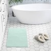 MAYEERTY Green Polyester Brown Bath Rug for Bathroom - 3 of 4