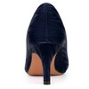 Allegra K Women's Pointed Toe Leaves Print Slip on Kitten Heel Pumps - 3 of 4